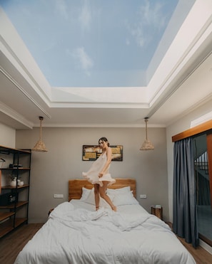 Standard-Hype Skyroof Room | Free WiFi, bed sheets - Canggu Hype (Canggu)