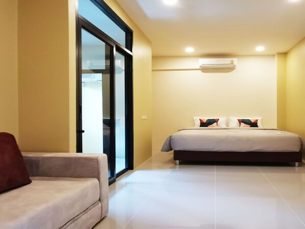 Dobbeltrom – deluxe | Skrivebord, wi-fi (inkludert) og sengetøy