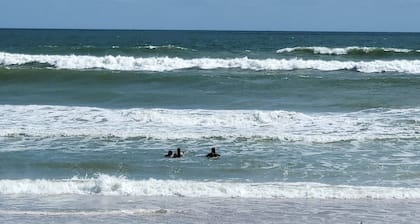 Beach Bungalow 2 bedrooms full kitchen fenced yard. Wifi 1 block 2 beach.