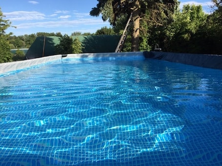 Outdoor pool. Vacation apartment horse on the riding stables