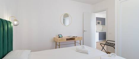 1 chambre, coffre-fort, literie fournie