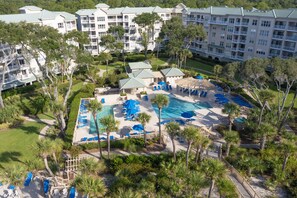 Exterior - Wonderfully Updated Two Bedroom Condominium with Ocean Views! (Hilton Head)