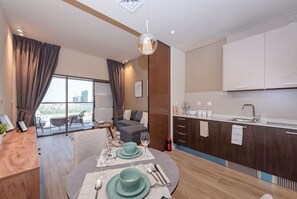 Leilighet (0 Bedroom) | Eget kjøkken | Mikrobølgeovn, ovn, oppvaskmaskin og brødrister