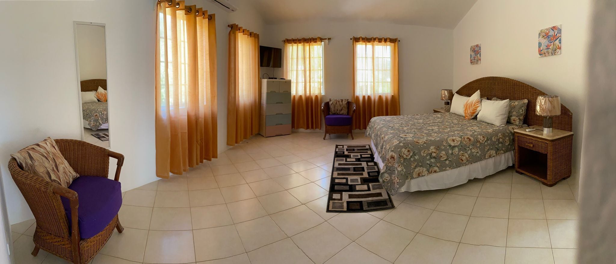 2 bedrooms, desk, iron/ironing board, free WiFi