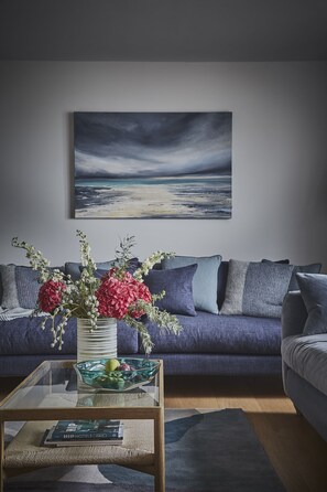 TV connectée, cheminée