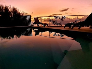 Outdoor pool - Stunning view with Private Pool (Puna'auia)