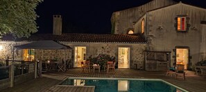 Outdoor pool, a heated pool - Logis de caractère large reception capacity (Bressuire)