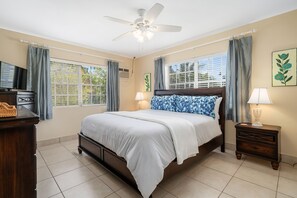 3 bedrooms, iron/ironing board, travel cot, WiFi