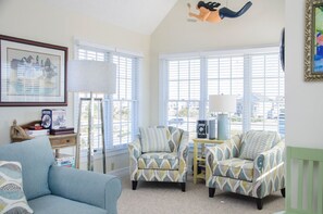 TV, DVD player, stereo