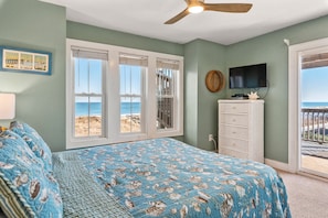 2 bedrooms, iron/ironing board, WiFi, bed sheets - Wright Nice View: Oceanfront Condo, Shared Pool (Kill Devil Hills)