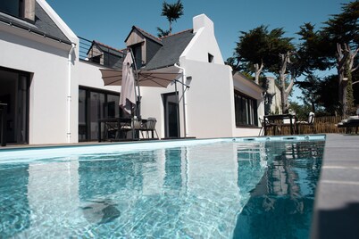Villa Métairie, with its luxury amenities, is a unique property on the island.
