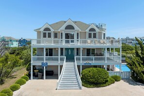 Exterior detail - E=M(Sea)2: Private Pool & Hot Tub, Rooftop Deck w/ Ocean View, Pet-friendly (Corolla)