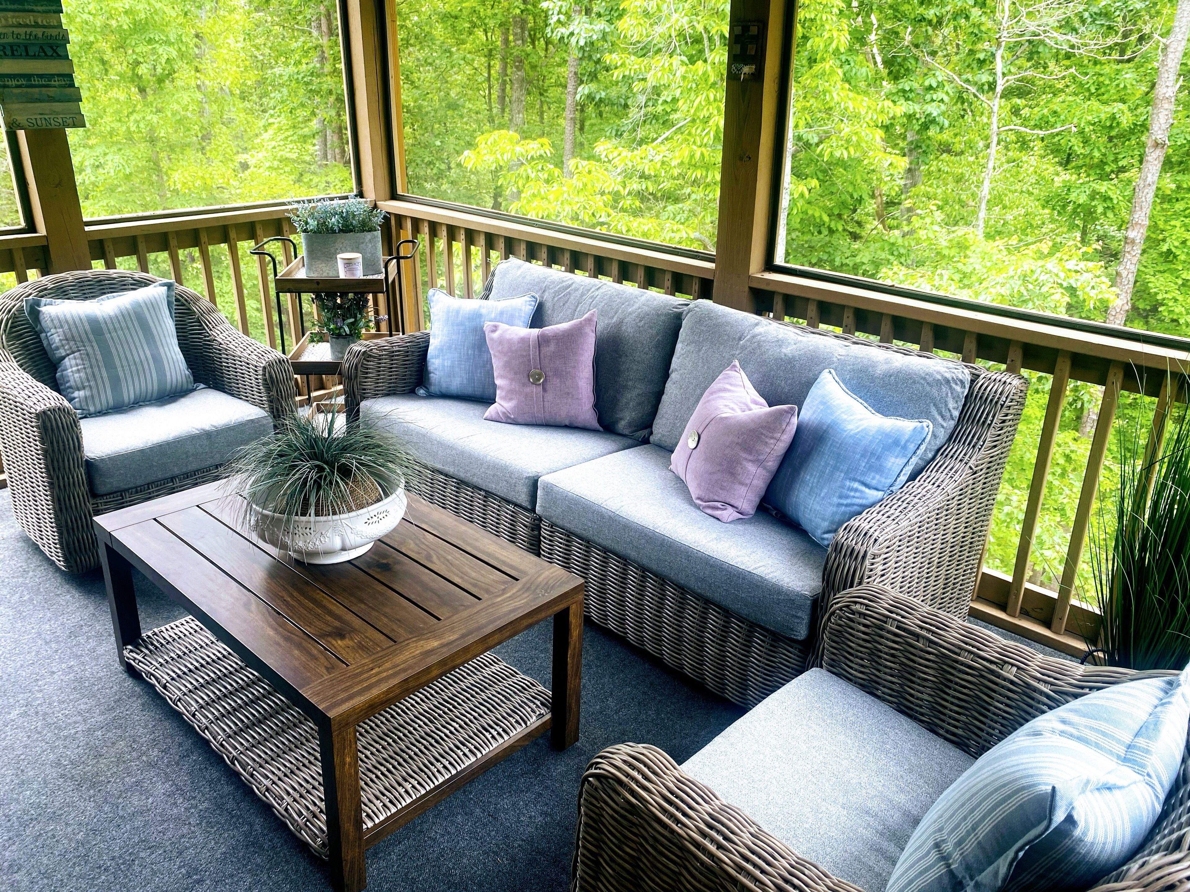 TV connectée, cheminée, livres