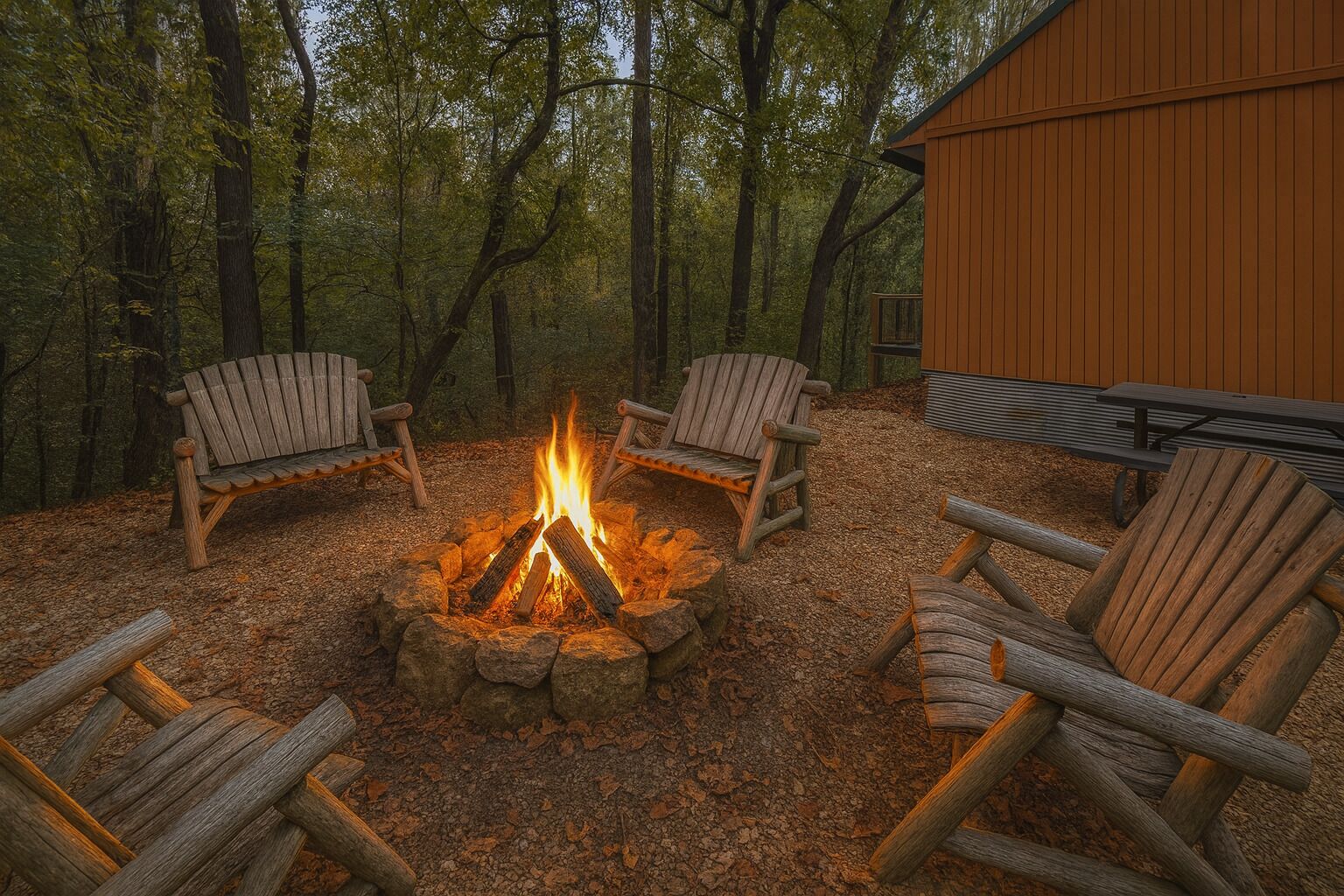 Enceinte de l’hébergement