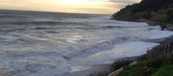 Apartment "La Veranda": the beaches of San Lorenzo al Mare just a few steps away