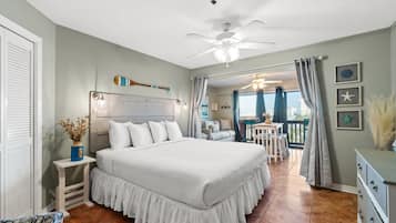 Individually decorated, individually furnished, iron/ironing board