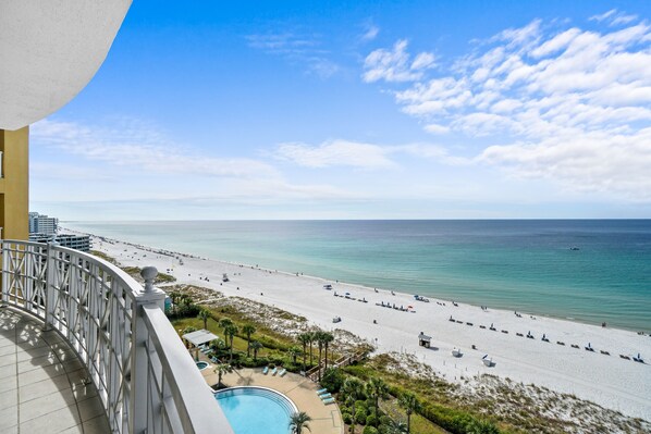 Condo, 2 Bedrooms (1022W) | Balcony view - En Soleil Beach Resort By Panhandle Getaways (Panama City Beach)