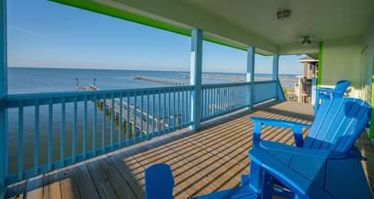 Copano Bay Waterfront Private Fishing Pier Underwater Lights