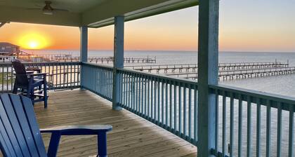 Copano Bay Waterfront Private Fishing Pier Underwater Lights
