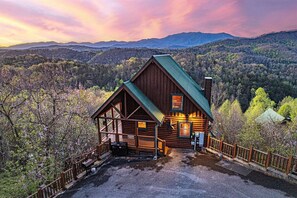 Exterior - Views for Days | Private Theater | Hot Tub | Close to Parkway | EV Charger (Pigeon Forge)