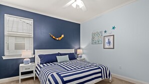 6 bedrooms, iron/ironing board, travel crib, free WiFi
