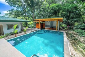 Pool - Spacious 5BR Villa w/ Saltwater Pool, Yoga Deck & 4-Min Walk to Garza Beach (Nicoya)