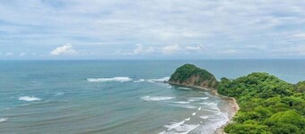 Spacious 5BR Villa w/ Saltwater Pool, Yoga Deck & 4-Min Walk to Garza Beach