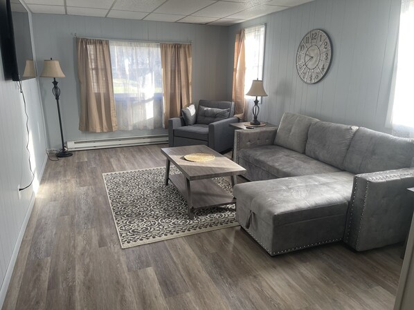 TV connectée, cheminée