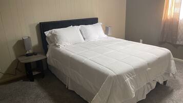 2 dormitorios, tabla de planchar con plancha, wifi y ropa de cama