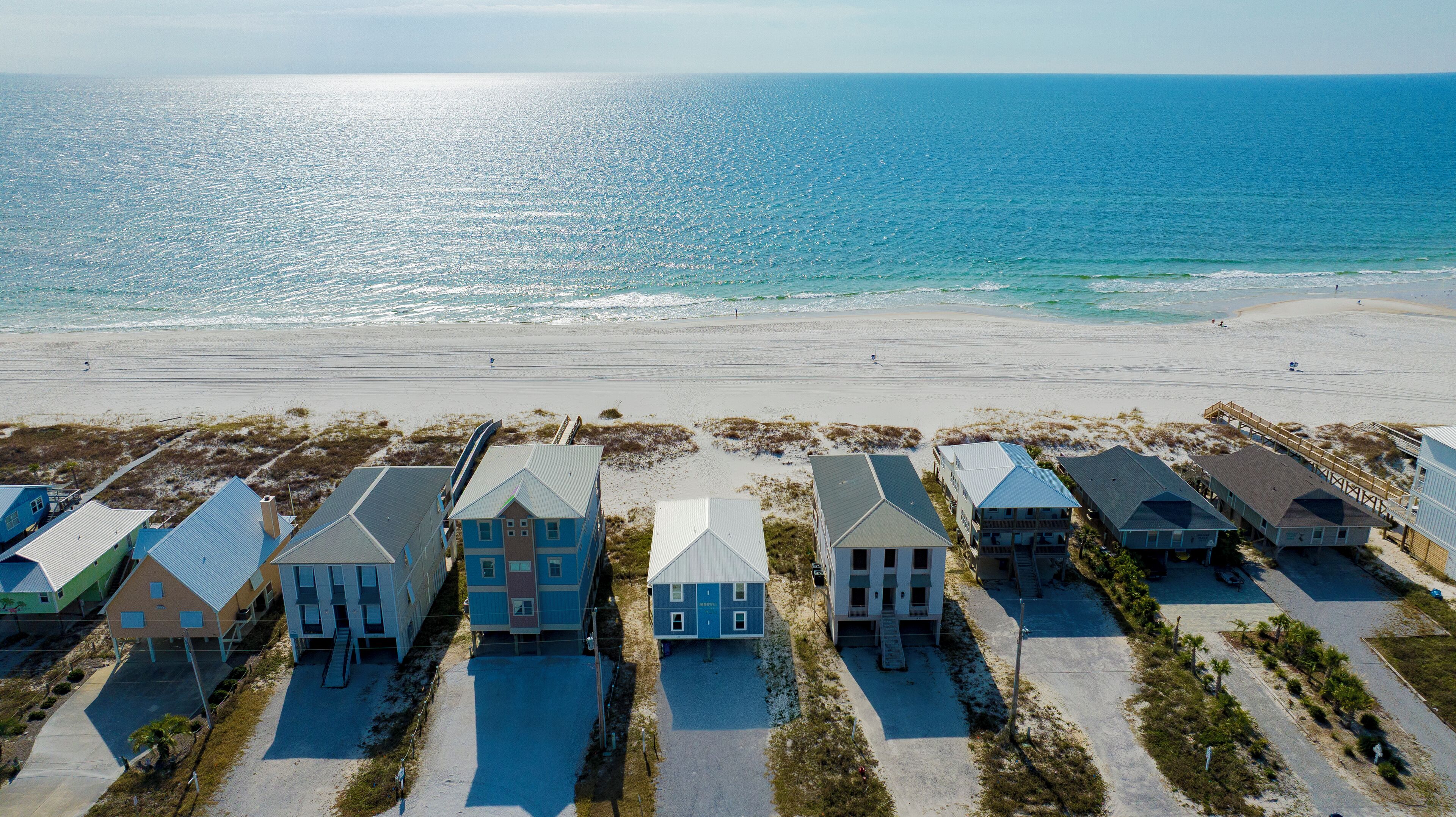 Accommodatie ligt op het strand