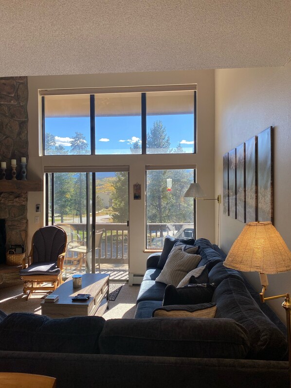 Smart TV, fireplace, DVD player, table tennis