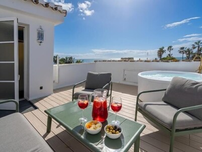 2 Beautiful Beach Front Villa in Mijas Playa Club