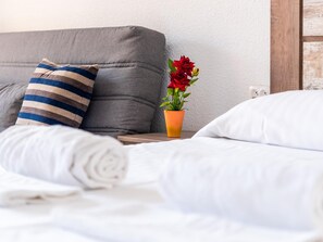 Iron/ironing board, internet, bed sheets