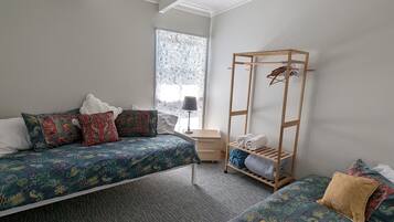 2 bedrooms, desk, travel crib, free WiFi