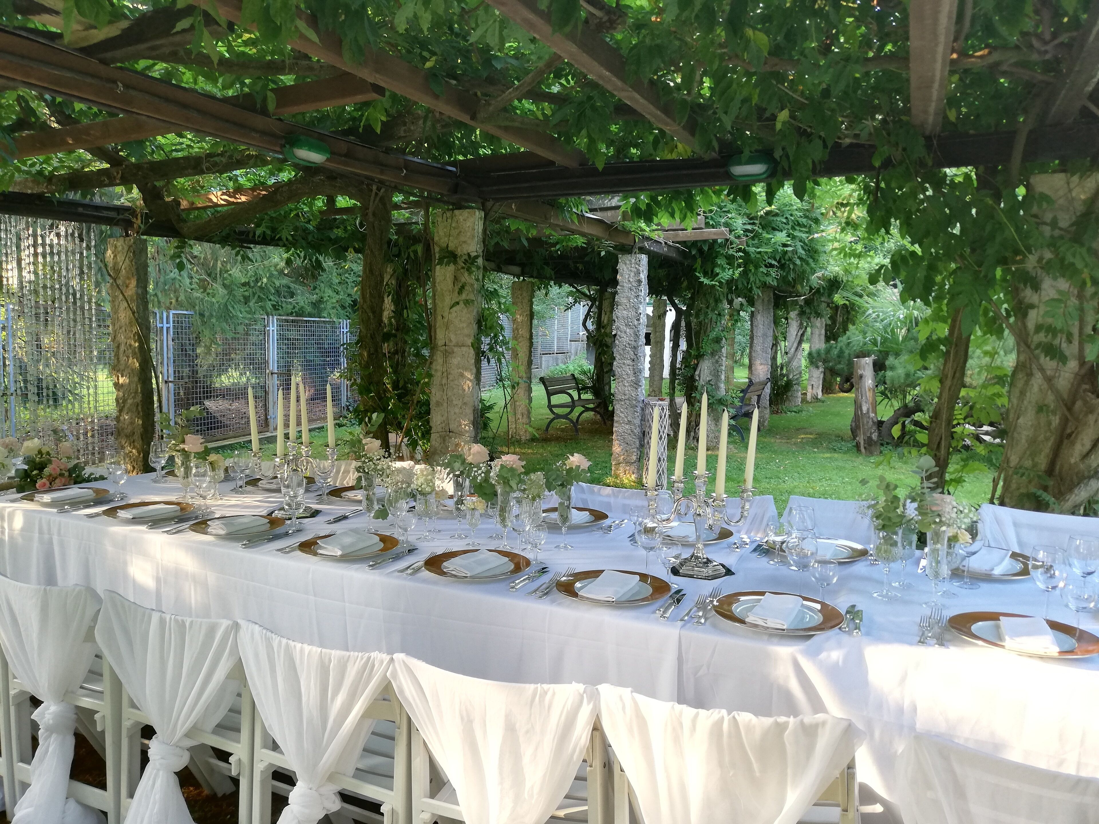 Area per ricevimenti all'aperto