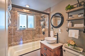 Free toiletries, hair dryer, towels, soap - Tree-Lined Twin Peaks Cottage w/ Custom Stream (Twin Peaks)