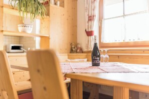 Dining - Apartment "Ciasa Tlara Alma" Near the Ski Lift with Mountain View & Garden (St.Vigil)