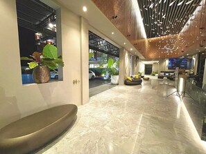 Sala de estar en el lobby