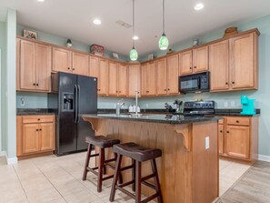 Microwave, dishwasher