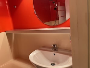 Combined shower/bathtub