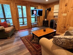 TV connectée, cheminée