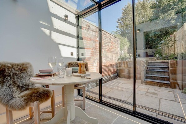 Cottage | Balcony - Luxury 1 bed Cottage With hot tub and log Burner (King's Lynn)