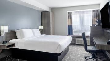 Room, 1 King Bed, Non Smoking | Desk, laptop workspace, free WiFi, bed sheets