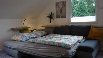 1 Schlafzimmer, Bügeleisen/Bügelbrett, kostenloses WLAN, Bettwäsche