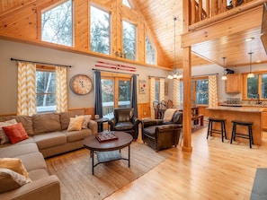 TV, fireplace, DVD player