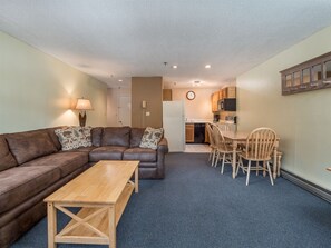 TV, fireplace, DVD player