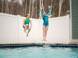 Opvarmet pool