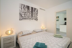 2 Schlafzimmer, Bügeleisen/Bügelbrett, kostenloses WLAN, Bettwäsche