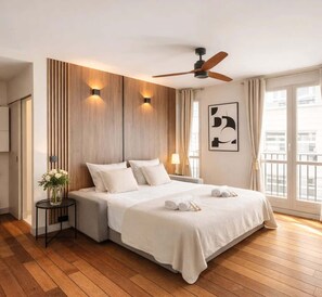 Iron/ironing board, WiFi, bed sheets