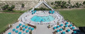Indoor pool, outdoor pool